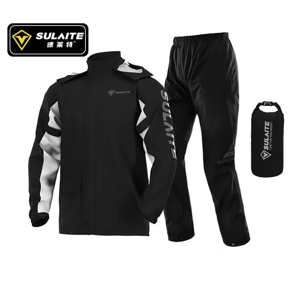 Fishing Pants Waterproof - 男性と女性のためのオートバイのレインコート,ライダースーツ,屋外レインコート,ジャケット,パンツ,バイカー,サイクリング,釣り,登山セット