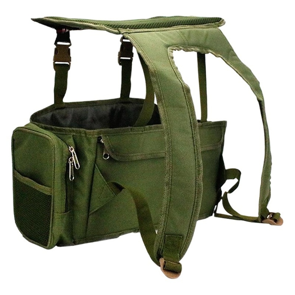 グリーン ナイロン フィッシング バックパック 防水 36L - Fishing Backpack のレビューと価格