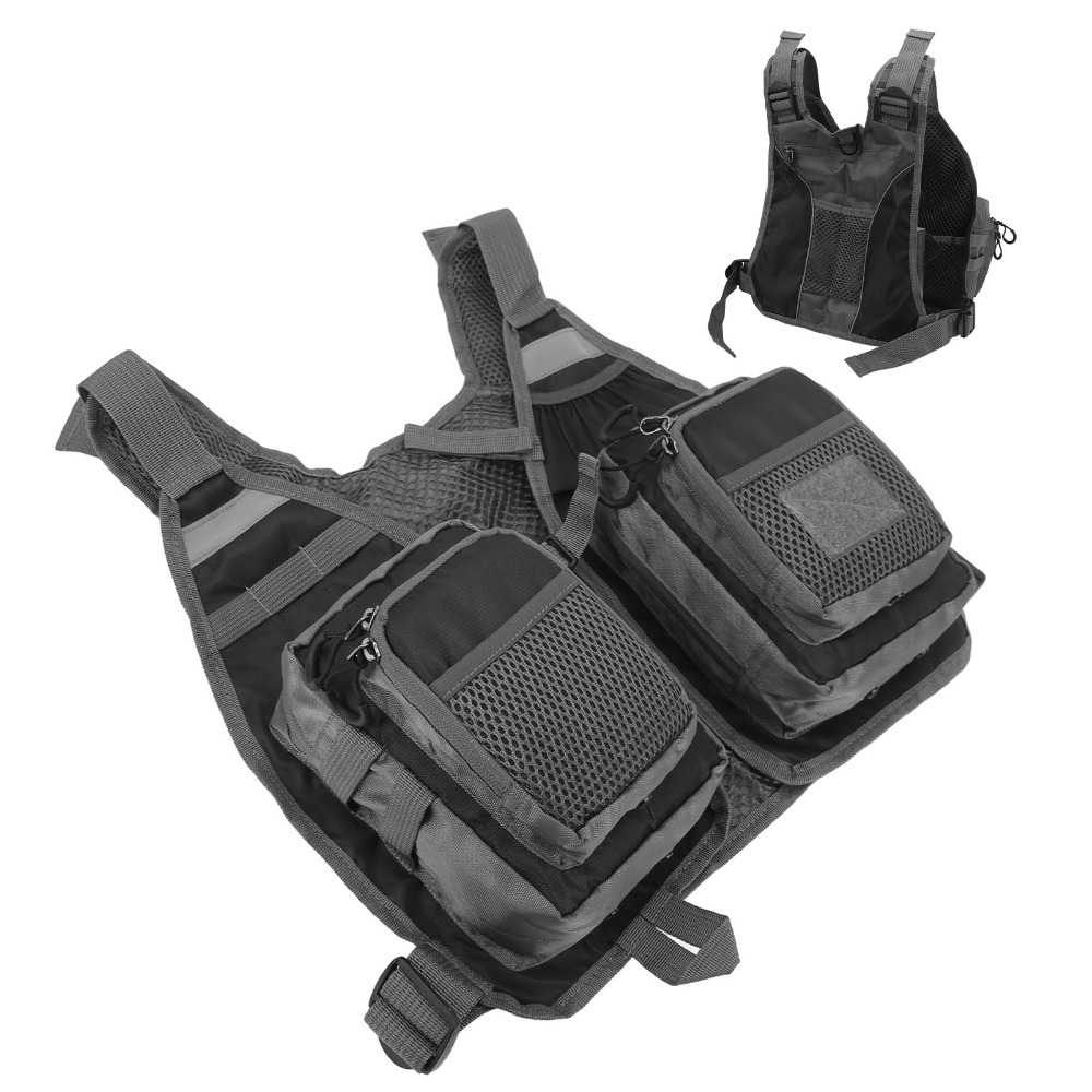 軽量フライフィッシングベスト 調節可能なショルダーストラップ - Fishing Vest のレビューと価格