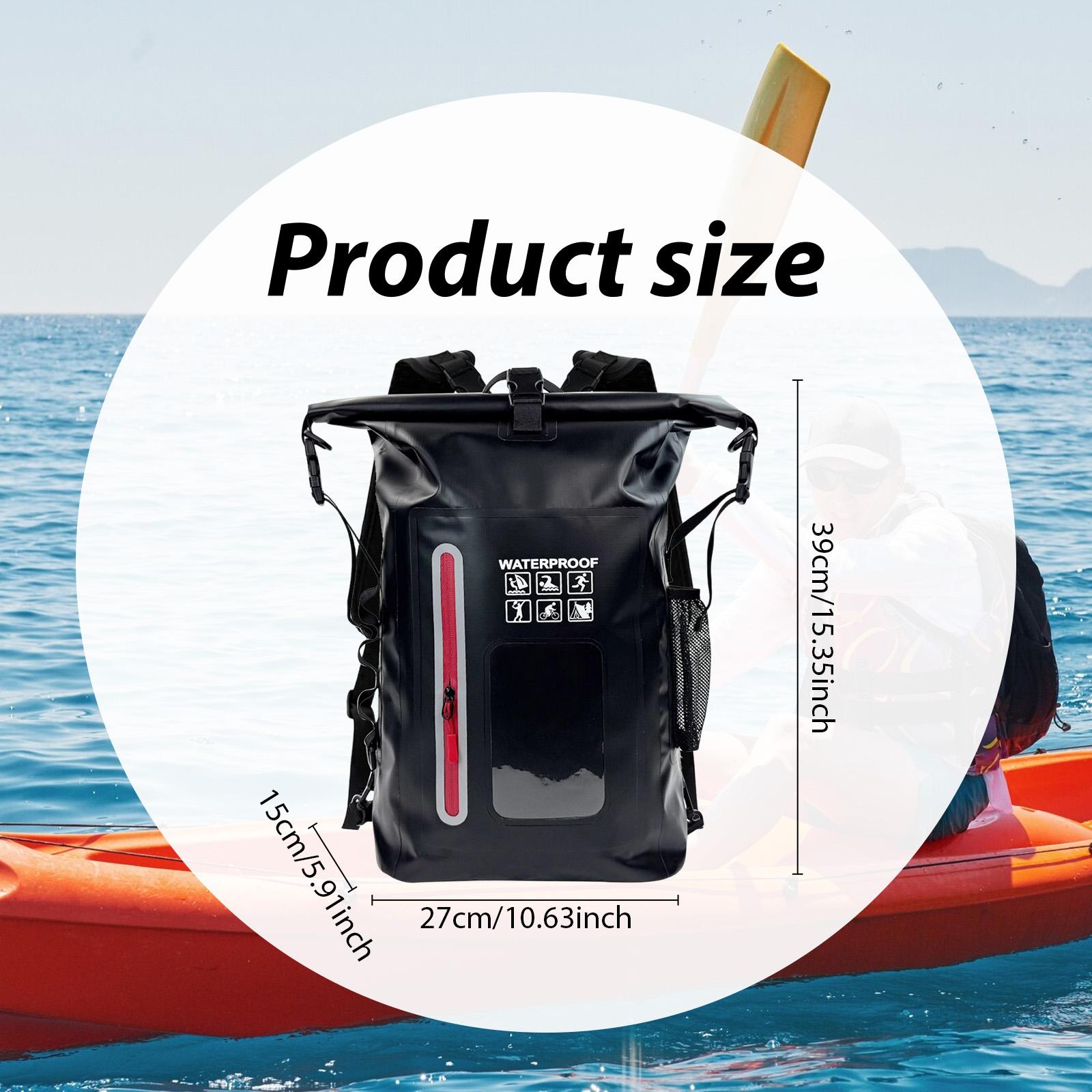 防水ドライバッグ 防水バックパック 防水収納バッグ カヤック - Fishing Backpack のレビューと価格